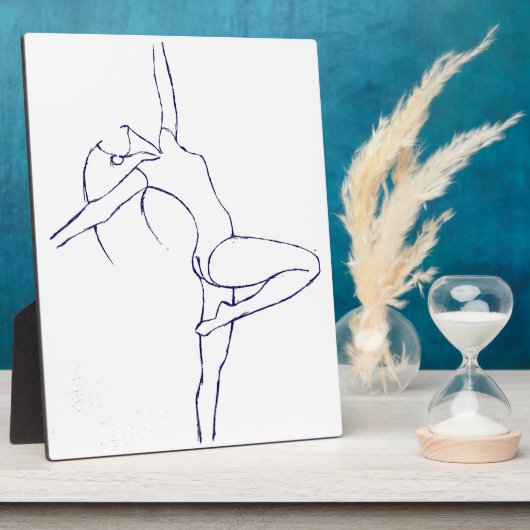 Plaque Photo Fille dansante (Côté)