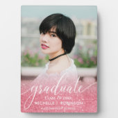 Plaque Photo Fille Parties scintillant rose Ombre Girly Photo G (Devant)