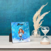 Plaque Photo Filles Hiver Patinage sur glace Figure Patinage Fl (Insitu)