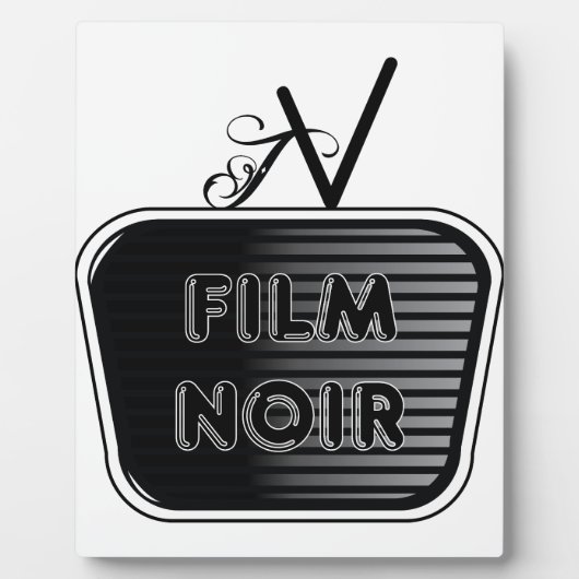 Plaque Photo Film Noir (Devant)