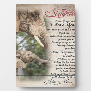 Plaque Photo Fils à ma mère présent   Cadeau mignon pour la fam