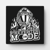 Plaque Photo Firefighter Mode On (Devant)
