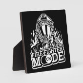 Plaque Photo Firefighter Mode On (Recto)