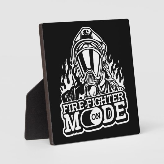 Plaque Photo Firefighter Mode On (Recto)