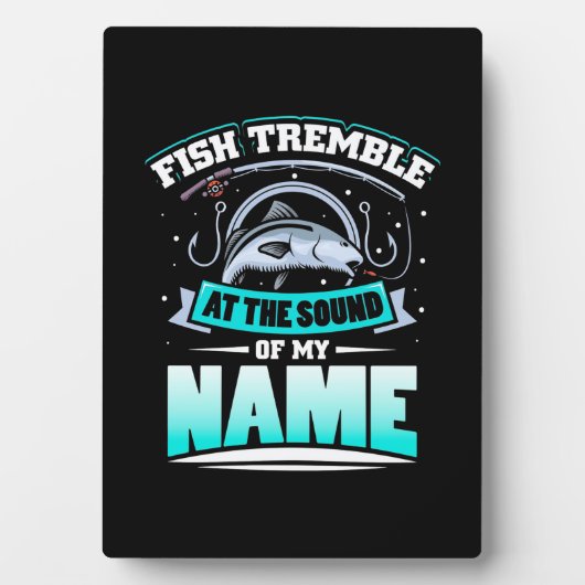 Plaque Photo Fisher Fish Tremble Au Son (Devant)