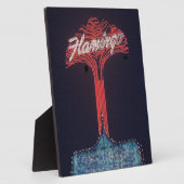 Plaque Photo Flamant rose Hotel Las Vegas (Côté)