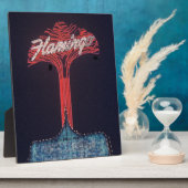 Plaque Photo Flamant rose Hotel Las Vegas (Côté)