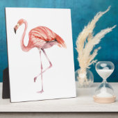 Plaque Photo Flamant rose rose (Côté)