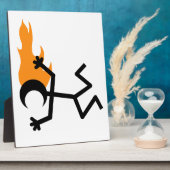 Plaque Photo Flaming head (Côté)