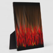 PLAQUE PHOTO FLAMMES D'INCENDIE (Côté)