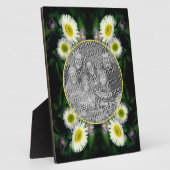 Plaque Photo Fleabane Fleur Daisy Wild Ajouter Votre Photo (Côté)
