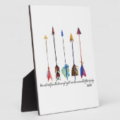 Plaque Photo Flèche Psaume 91 (Côté)