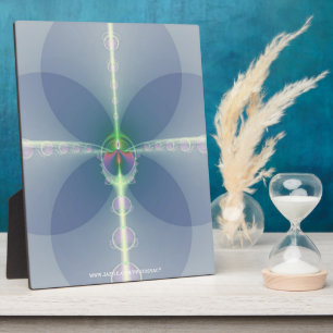 Plaque Photo Fleur bleue