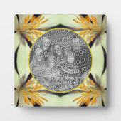 Plaque Photo Fleur Bloodroot Blanc Créez votre propre photo (Devant)