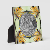 Plaque Photo Fleur Bloodroot Blanc Créez votre propre photo (Recto)