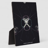 Plaque Photo Fleur dans l'espace (Côté)