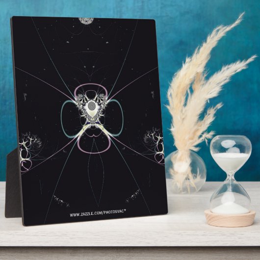 Plaque Photo Fleur dans l'espace (Côté)