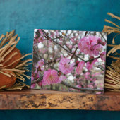 Plaque Photo Fleur de cerisier rose / Sakura / ク(桜) (Côté)