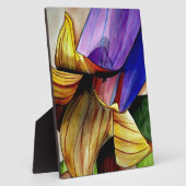 Plaque Photo Fleur de Fritillaire originale aquarelle (Côté)