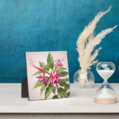 Plaque Photo Fleur de fuchsia rose vibrant (Insitu)