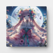 Plaque Photo Fleur de lune d'Anime (Devant)