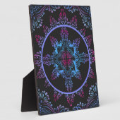 Plaque Photo Fleur de nuit Mandala (Côté)