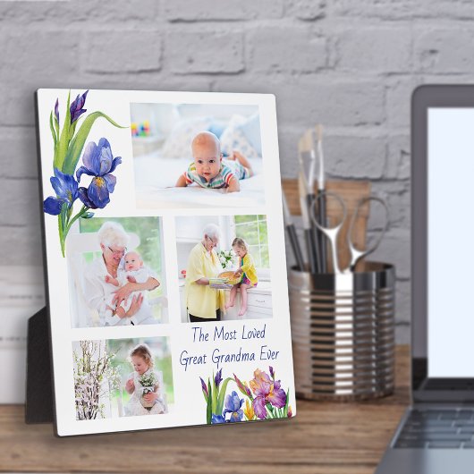 Plaque Photo Fleur de printemps photo de la grande grand-mère 4