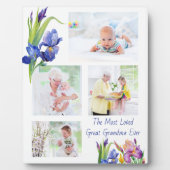 Plaque Photo Fleur de printemps photo de la grande grand-mère 4 (Devant)
