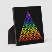 Plaque Photo Fleur de vie / Blume des Lebens - chakra pyramidal (Recto)