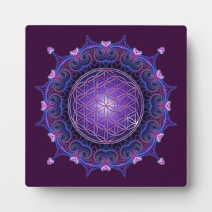 Plaque Photo FLEUR DE VIE / Blume des Lebens - Mandala I
