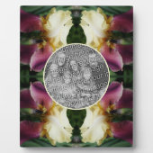 Plaque Photo Fleur Iris Jaune Créez Votre Propre Photo (Devant)