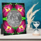 Plaque Photo Fleur journalière Créez votre propre photo (Côté)