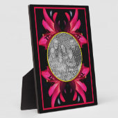 Plaque Photo Fleur Lily Rouge Créez votre propre photo (Côté)