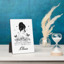 Fleur minimaliste moderne personnalisée pour la fê