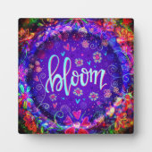 Plaque Photo Fleur pourpre pourpre Jolie Fleurs Inspiribilité E (Devant)