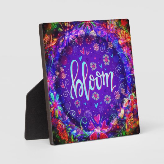 Plaque Photo Fleur pourpre pourpre Jolie Fleurs Inspiribilité E (Recto)