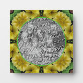 Plaque Photo Fleur Primrose Abstraite Ajoutez Votre Propre Phot (Devant)