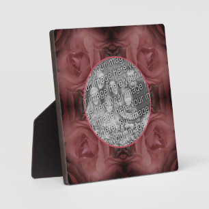 Plaque Photo Fleur Rouge Nature Ajouter Votre Photo