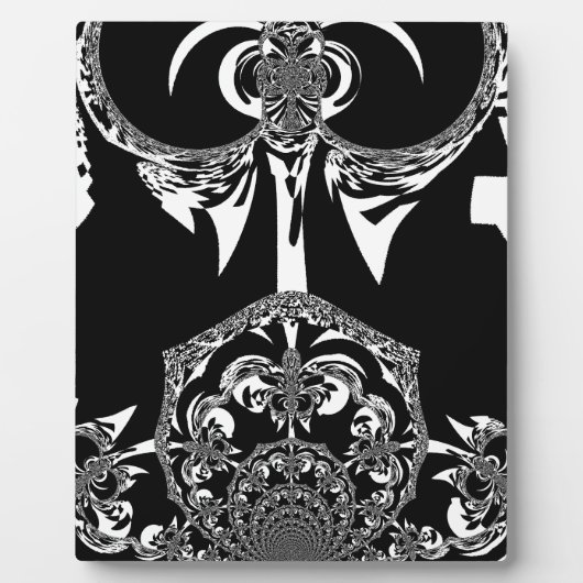 Plaque Photo Fleur tribale (Devant)