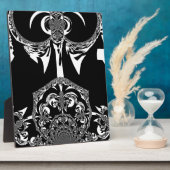 Plaque Photo Fleur tribale (Côté)