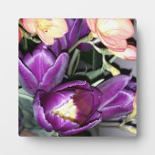 Plaque Photo Fleur violette (Devant)
