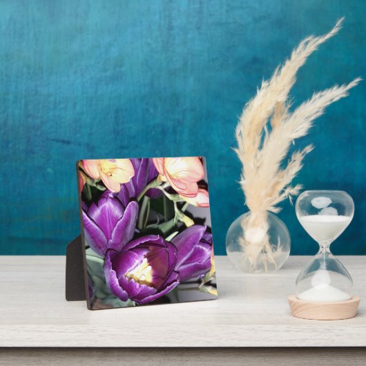 Plaque Photo Fleur violette (Insitu)