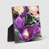 Plaque Photo Fleur violette (Recto)