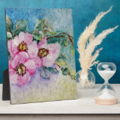 Plaque Photo Fleurs (Côté)