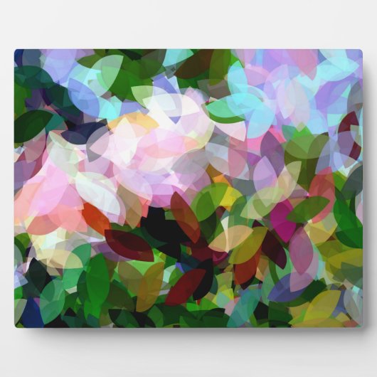 PLAQUE PHOTO FLEURS (Devant)