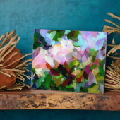 PLAQUE PHOTO FLEURS (Côté)