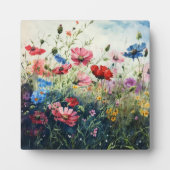 Plaque Photo Fleurs Cosmos proches (Devant)