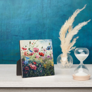 Plaque Photo Fleurs Cosmos proches