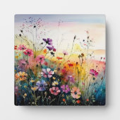 Plaque Photo Fleurs Cosmos proches (Devant)