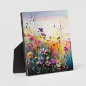 Plaque Photo Fleurs Cosmos proches (Recto)